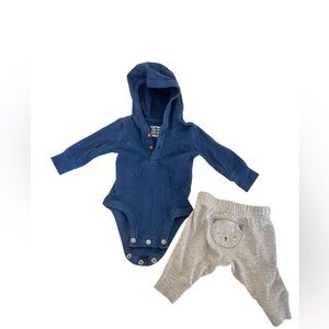 Carter's Deep Blue Hooded Outfit